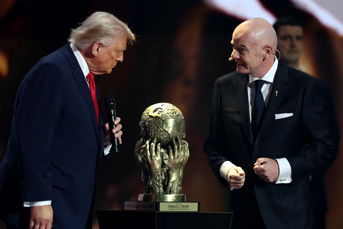 FIFA Gives Trump a Made-Up Peace Prize So He’ll Shut Up About Nobel FIFA Gives Trump a Made-Up Peace Prize So He’ll Shut Up About Nobel