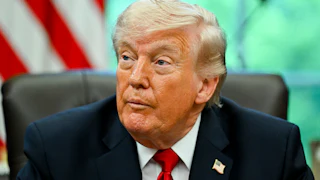 Donald Trump in the Oval Office of the White House