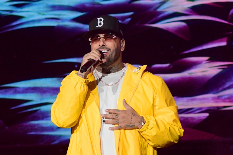 Nicky Jam performing