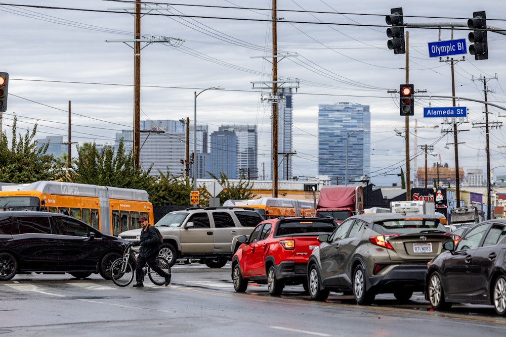 Traffic at an intersection