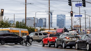 Traffic at an intersection
