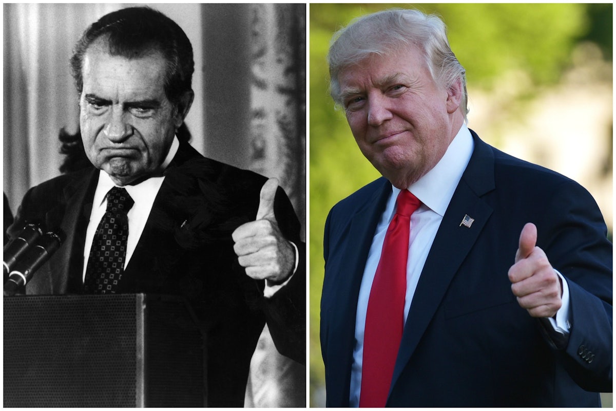 Image result for nixon and trump picture
