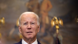 Biden in Roosevelt Room of White House