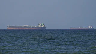 Vessels in the Strait of Hormuz