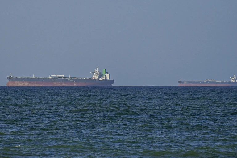 Vessels in the Strait of Hormuz