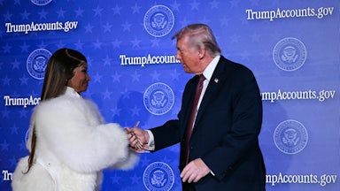Nicki Minaj speaks with Trump