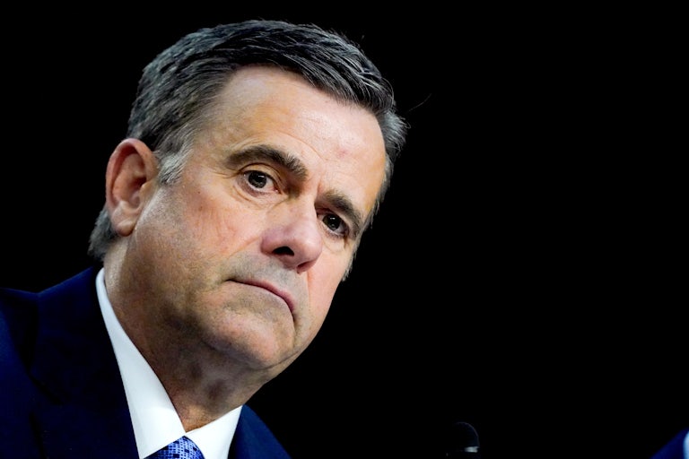 CIA Director John Ratcliffe testifies in Congress.