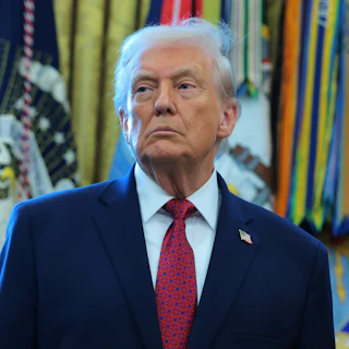 Donald Trump in the Oval Office of the White House