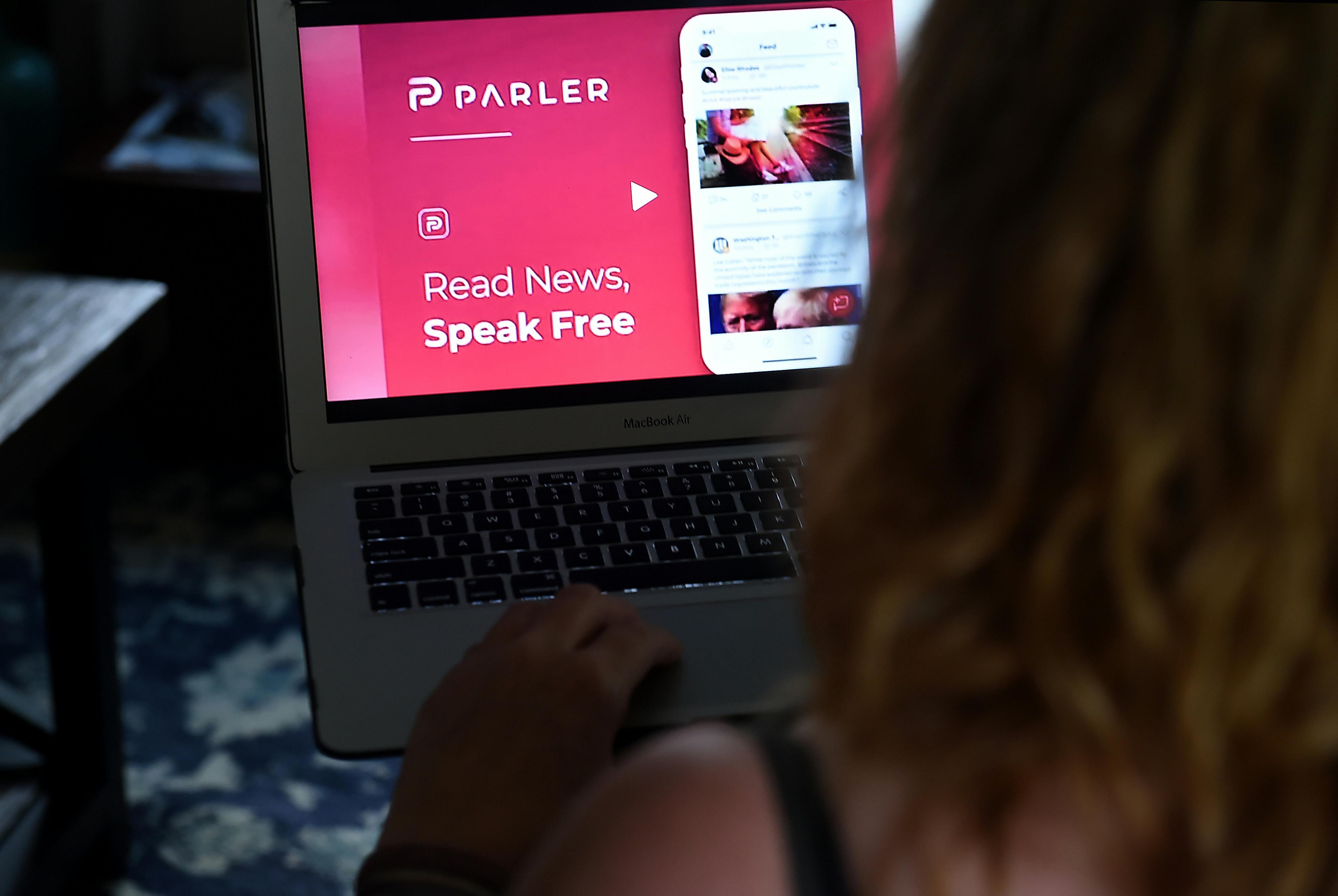Postelection Misinformation and Massacre Threats on Conservatives’ Favorite New Social Media App
