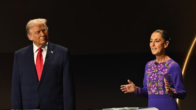 Donald Trump and Claudia Sheinbaum