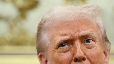 Donald Trump looks surprised