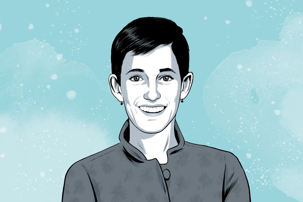 An illustrative portrait of federal judge Paula Xinis of Maryland