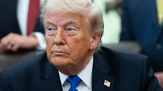 Donald Trump looking listless and tired