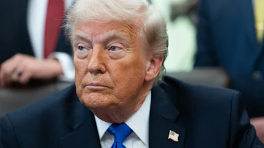 Donald Trump looking listless and tired