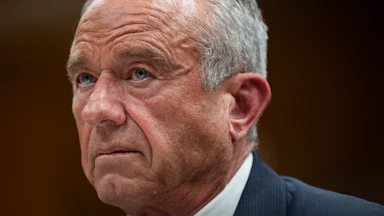 Health and Human Services Secretary Robert F. Kennedy Jr. sits in a congressional hearing