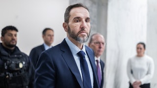 Former special counsel Jack Smith walks in the Capitol