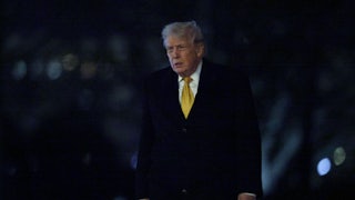 Donald Trump looking like death