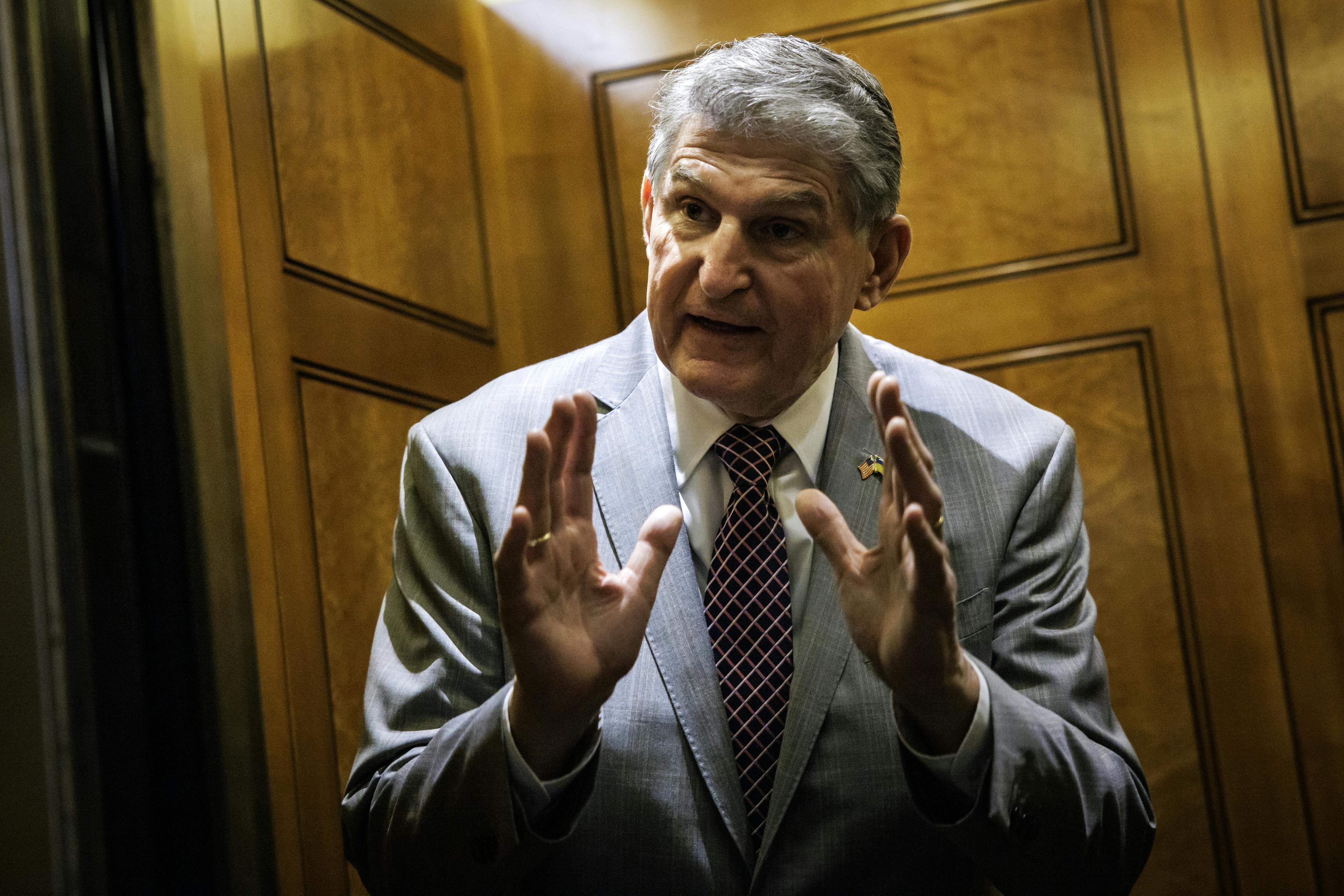 Senator Joe Manchin at the U.S. Capitol
