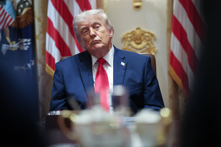 President Trump falling asleep in a Cabinet meeting