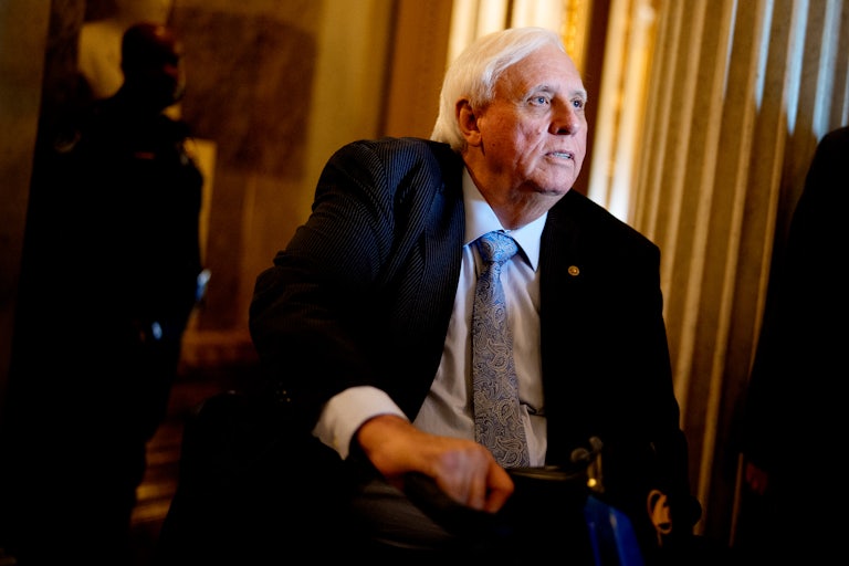 Senator Jim Justice in the Capitol.