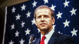 Biden announces his candidacy for president in 1987