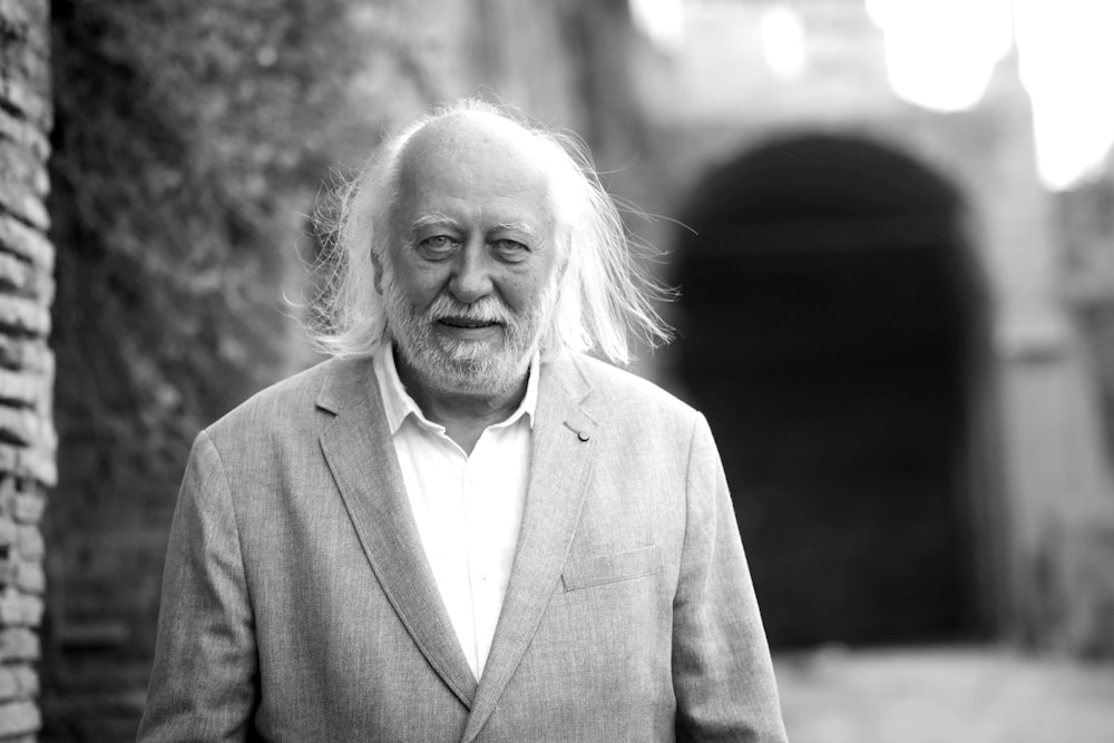 Hungarian novelist László Krasznahorkai, who won the Nobel Prize in Literature this week, at a festival in Rome earlier this year.