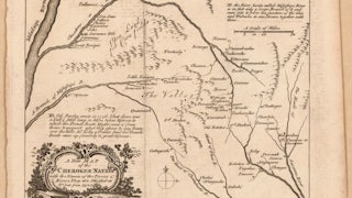 a 1760 map of the Cherokee Nation