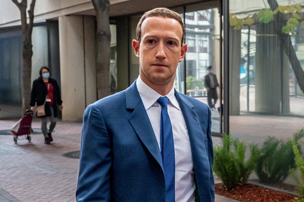 Mark Zuckerberg in 2022