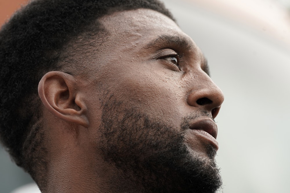 A close-up profile picture of Baltimore Mayor Brandon Scott