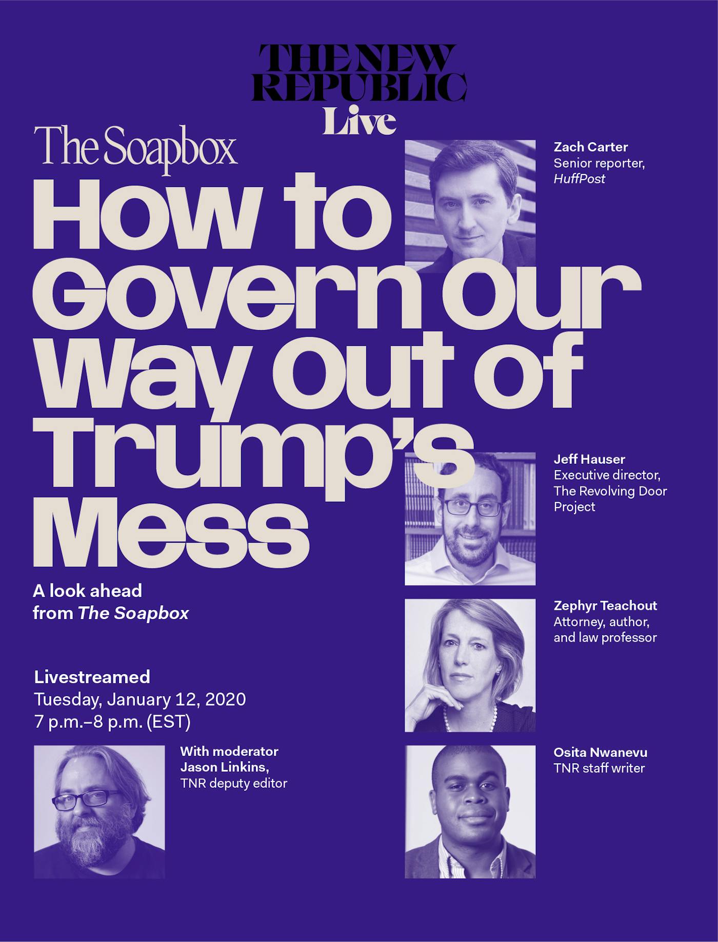 A look ahead from The Soapbox—with Zach Carter, Jeff Hauser, Osita Nwanevu, Zephyr Teachout and Jason Linkins