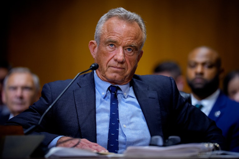 Robert F. Kennedy Jr. testifiein his Senate hearing.