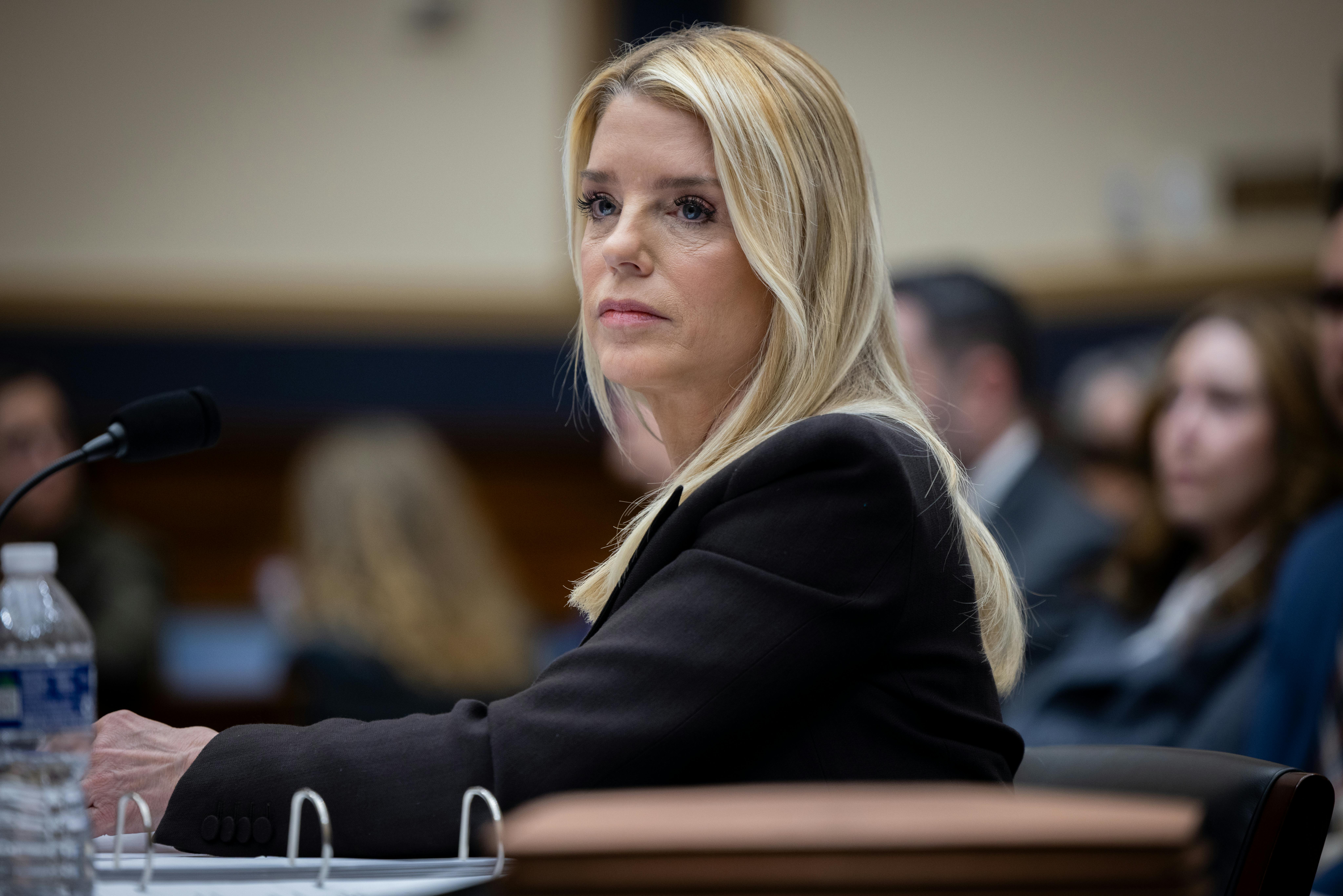 Attorney General Pam Bondi testifies in Congress