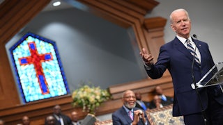 Biden at New Hope Baptist Church in Jackson, Mississippi