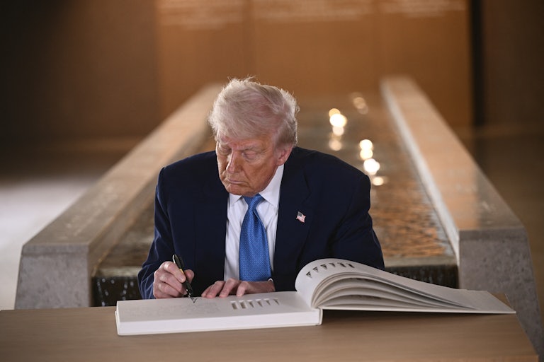Trump writes in a book