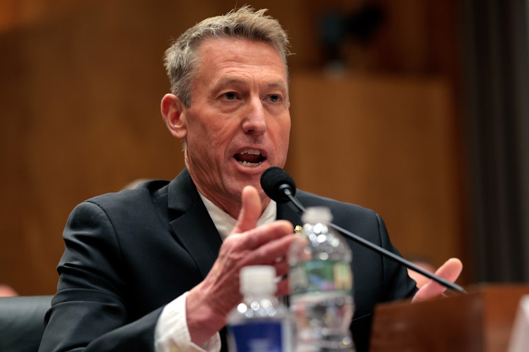 CBP Commissioner Rodney Scott testifies in Congress.