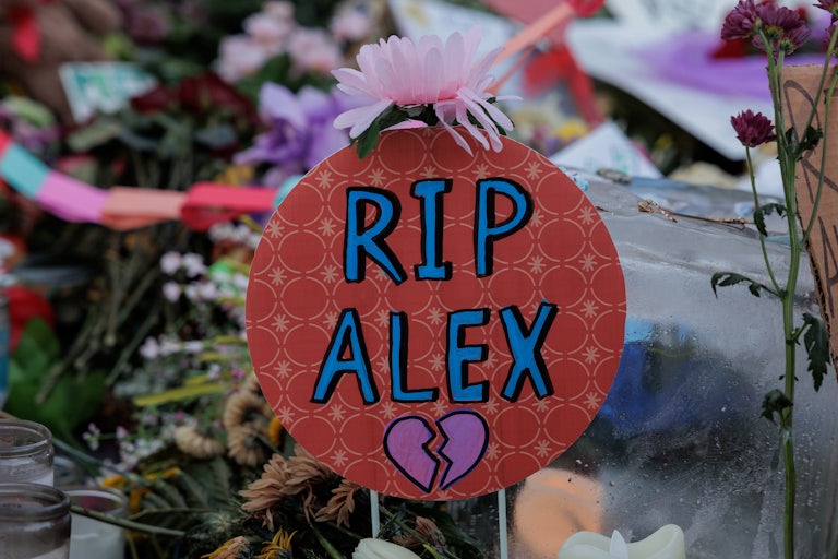 A memorial for Alex Pretti
