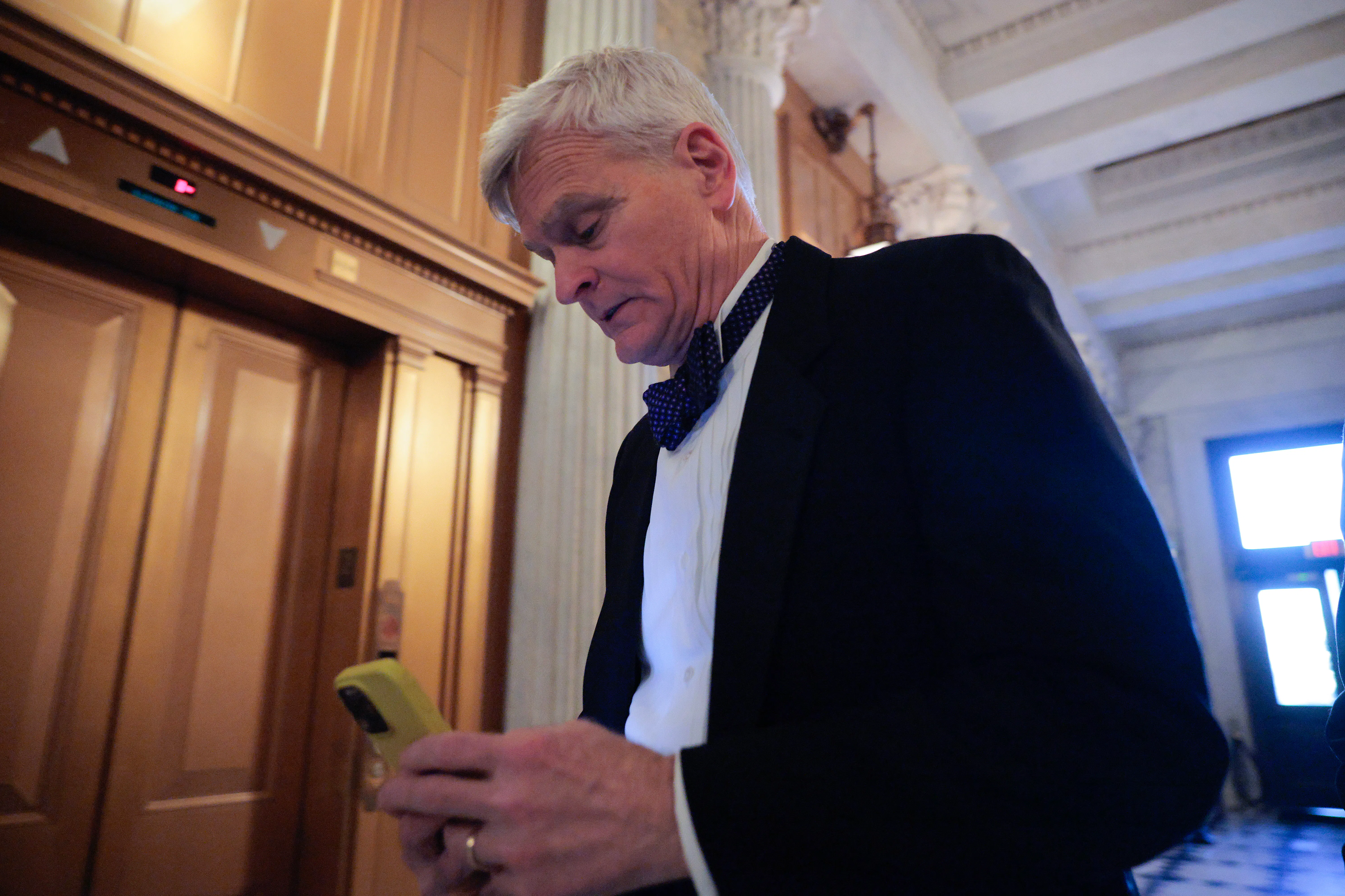 Senator Bill Cassidy in the Capitol
