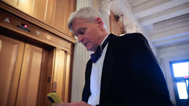 Senator Bill Cassidy in the Capitol