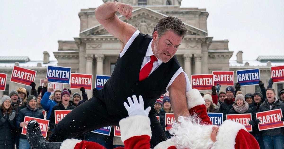 Republican Lawmaker Brags About Beating Up Santa in Weird Photos