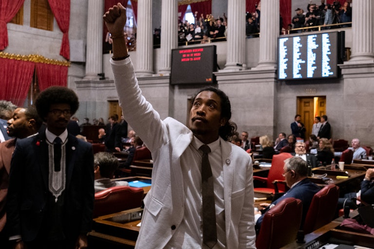 Democratic state Rep. Justin Jones of Nashville