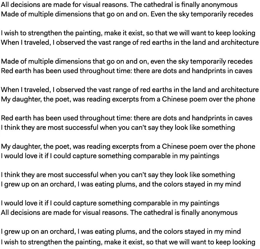 A Painter&rsquo;s Thoughts