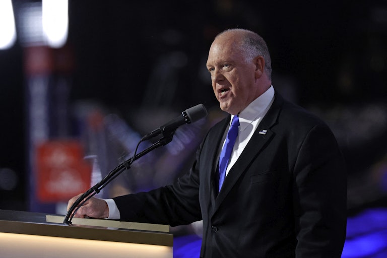 Tom Homan speaks at the Republican National Convention