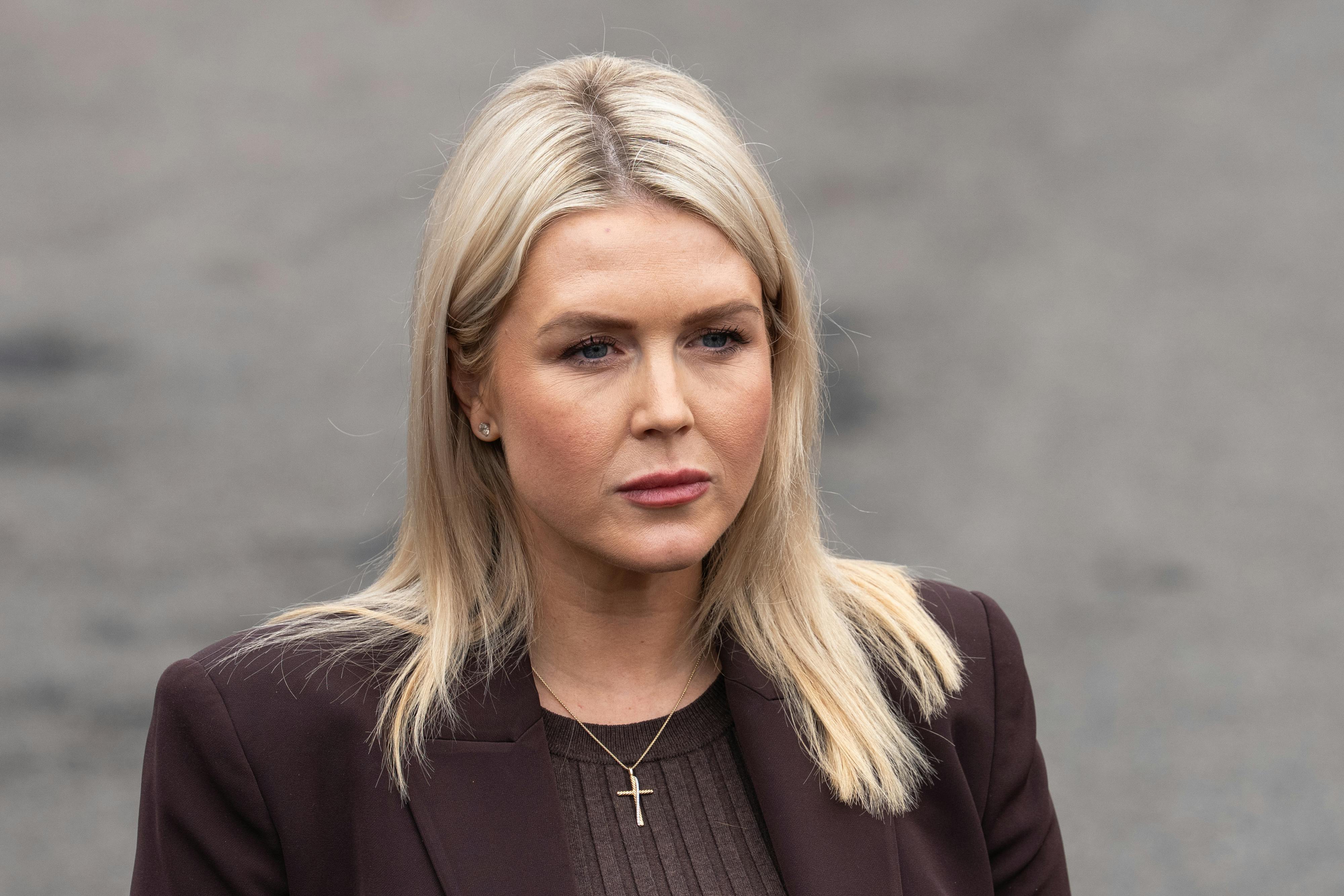 Karoline Leavitt glares