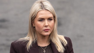 Karoline Leavitt glares