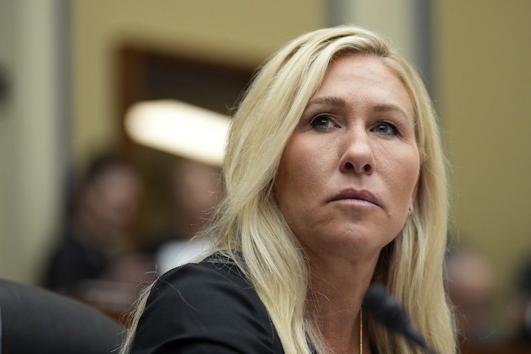 Marjorie Taylor Greene looks forward