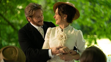 Juliette Binoche as “Eugénie” and Benoît Magimel as “Dodin” in Tran Anh Hung’s “The Taste of Things.”
