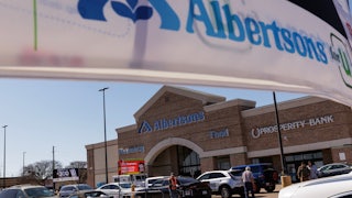 An Albertsons grocery store in Grand Prairie, Texas.