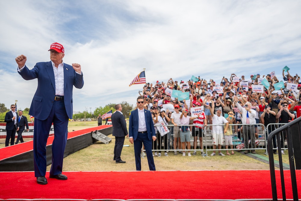 Donald Trump holds campaign rally In Las Vegas