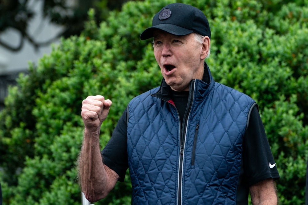 Biden at a White House event