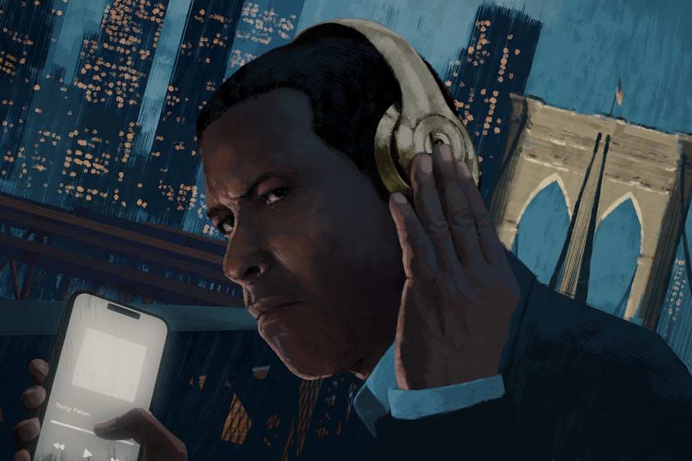 An illustration of Denzel Washington as David King in Spike Lee's latest movie, Highest 2 Lowest.
